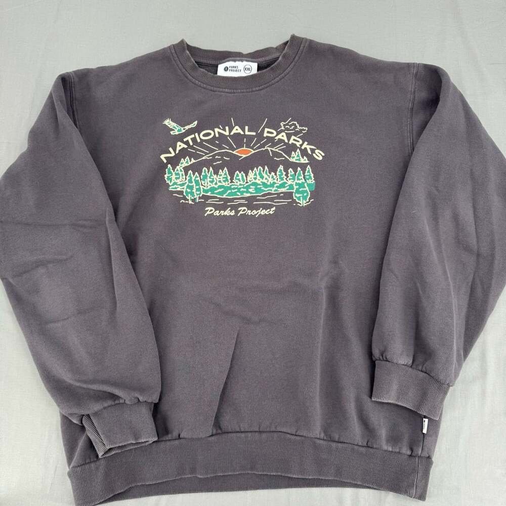 Parks Project National Parks Crewneck Sweatshirt Charcoal Grey XXL